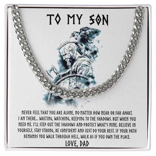 My Son From Dad | Walk As If You Own The Place | Cuban Link Chain