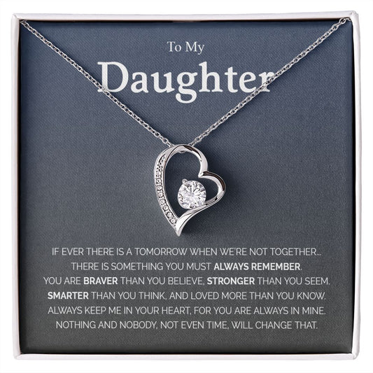 My Daughter | Always Remember | Forever Love Necklace