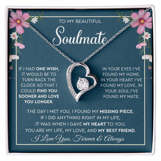 My Beautiful Soulmate | My Missing Piece | Forever Love Necklace